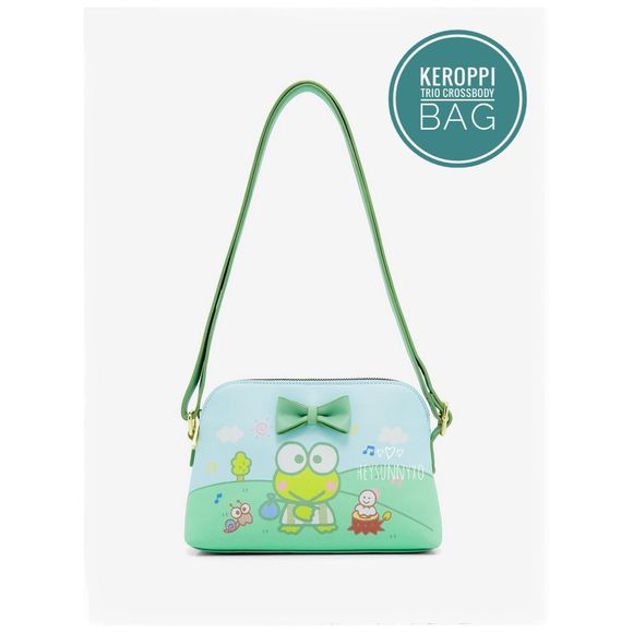 Her Universe Handbags - Keroppi Trio Crossbody Bag